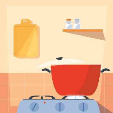 sobayda mutfak tencere ile pişirme