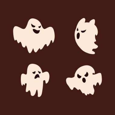 cadılar bayramı hayaletler dekorasyon seti