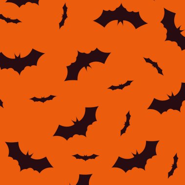 cadılar bayramı yarasalar fon desen