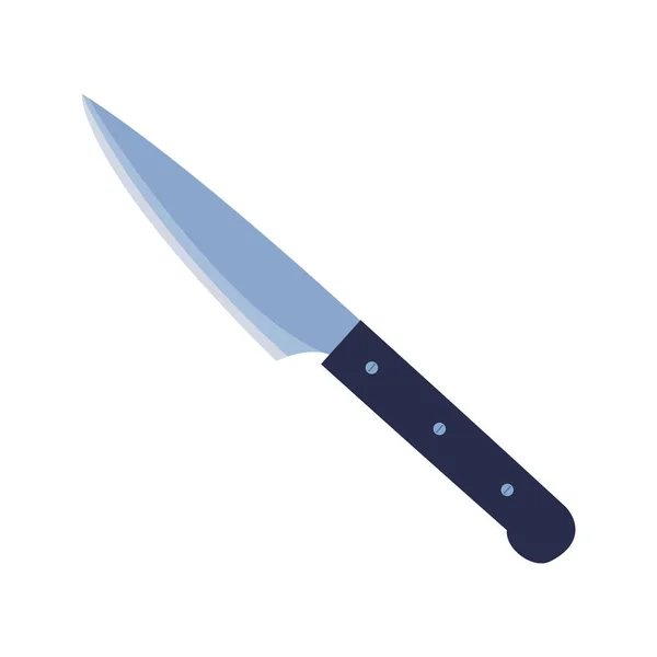 Knife cooking icon on white background — Stock Vector