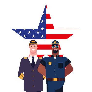 düz tasarım insanlar mutlu emek günü