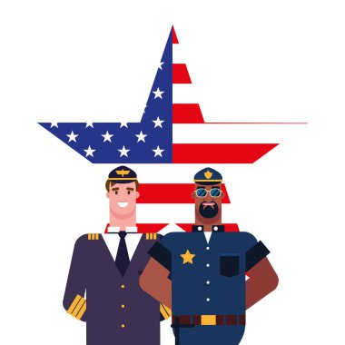 düz tasarım insanlar mutlu emek günü