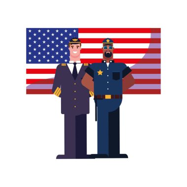 düz tasarım insanlar mutlu emek günü