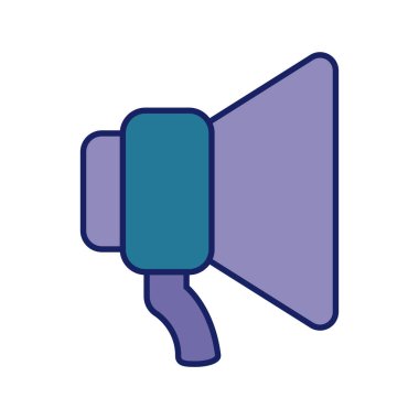 megafon ses konuşmak izole simgesi