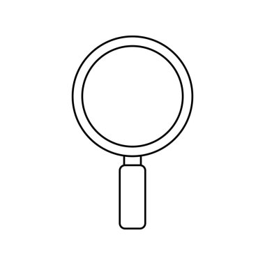 büyüteç izole edilmiş simge ara