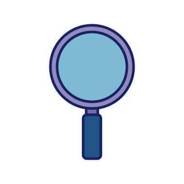 büyüteç izole edilmiş simge ara