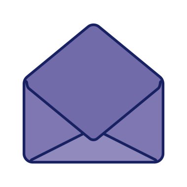 zarf posta iletişimi açık yalıtılmış simge