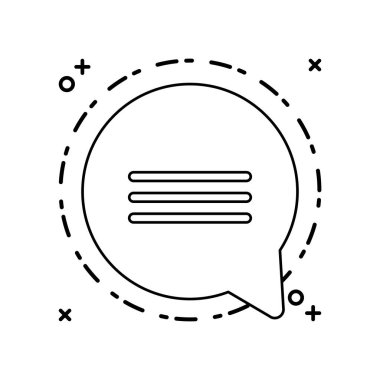 konuşma kabarcığı iletisi izole edildi