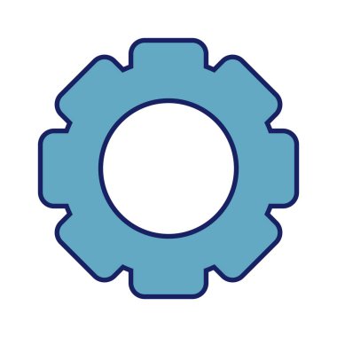 dişli pinyon makine izole simgesini