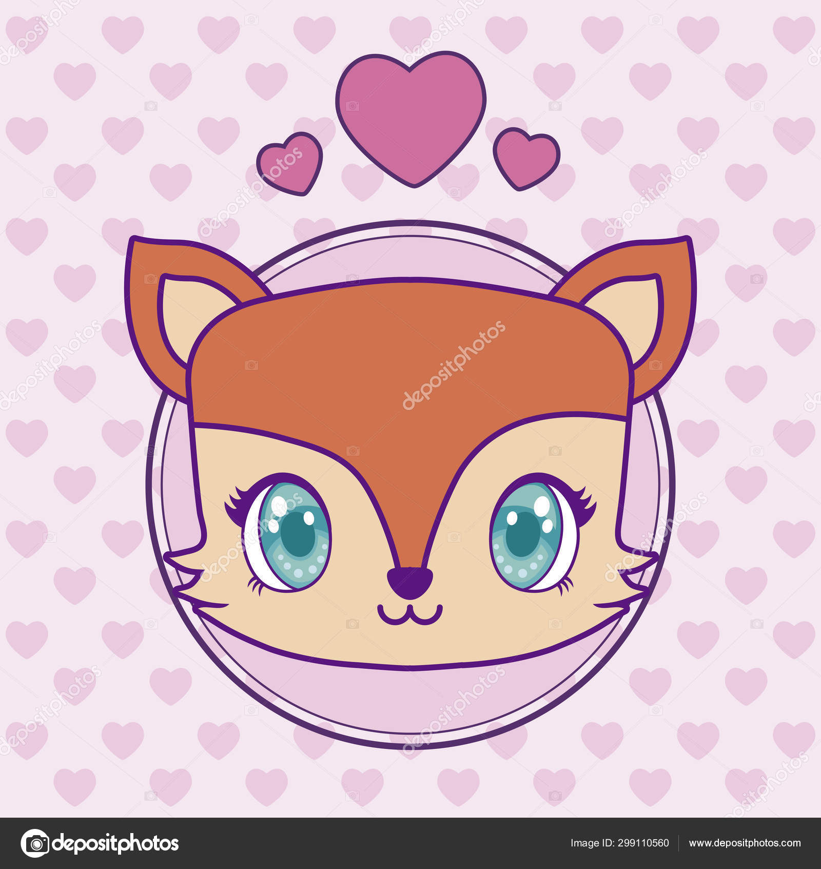 Tete De Bebe Renard Mignon Style Kawaii Image Vectorielle Par Djv C Illustration Tete De Bebe Renard Mignon Style Kawaii Image Vectorielle Par Djv C Illustration