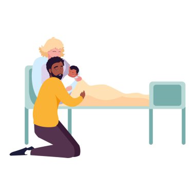 Çift ve bebek gebelik ve annelik