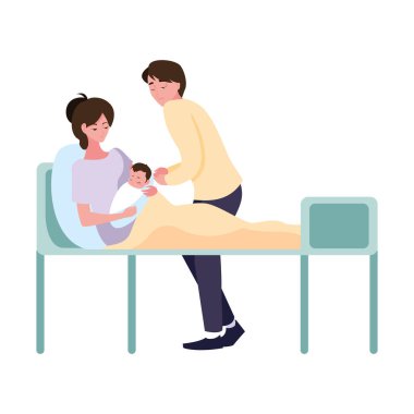 Çift ve bebek gebelik ve annelik