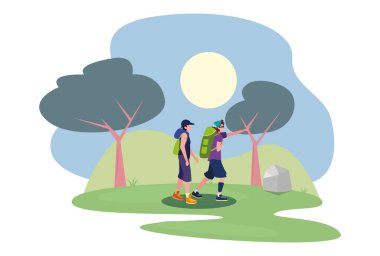 sırt çantası wanderlust yürüyüş ile erkekler