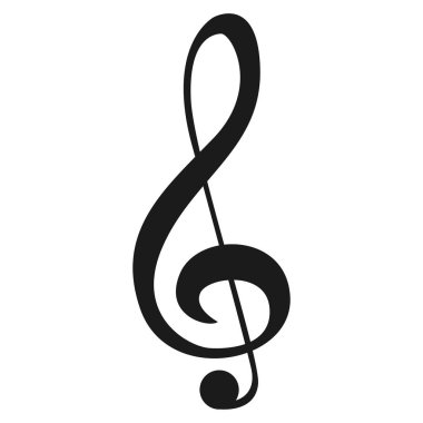 müzik sesi düz tasarım tarzı