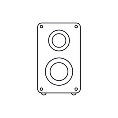 müzik sesi düz tasarım tarzı