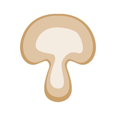 beyaz arka plan vektör ilustration mantar