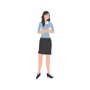 Sevimli genç kadın Avatar karakteri