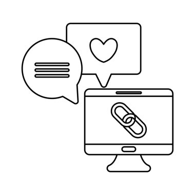 masaüstü bilgisayar ile sosyal medya pazarlama