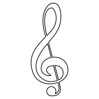 müzik sesi düz tasarım tarzı