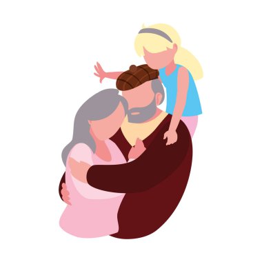 mutlu dedesi gün düz tasarım