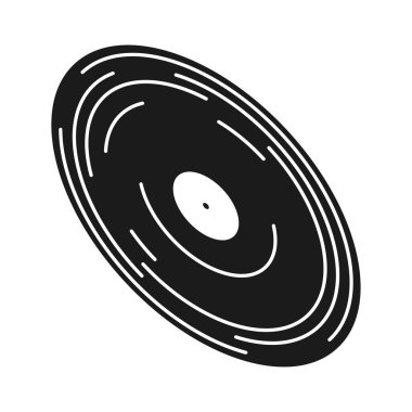 müzik sesi düz tasarım tarzı