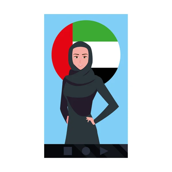 Emiratos Árabes Unidos día nacional — Vector de stock