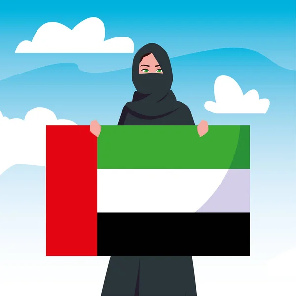 Emiratos Árabes Unidos día nacional — Vector de stock