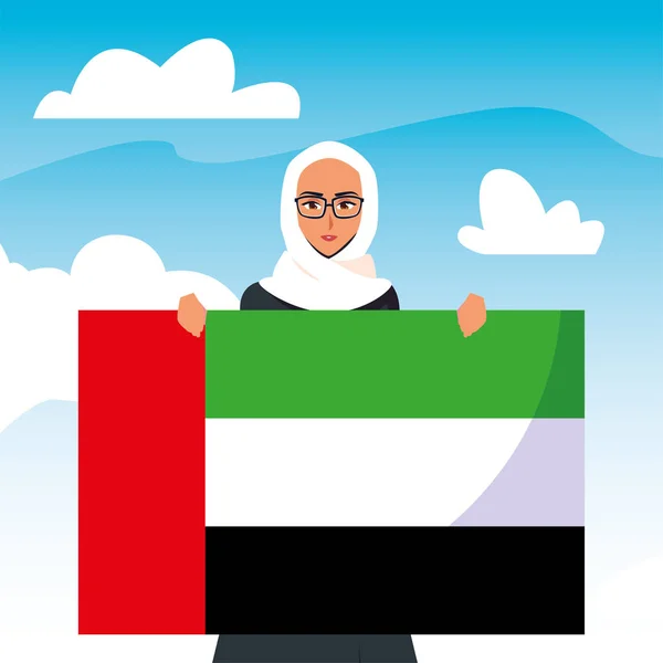 Emiratos Árabes Unidos día nacional — Vector de stock