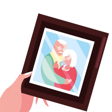 mutlu dedesi gün düz tasarım