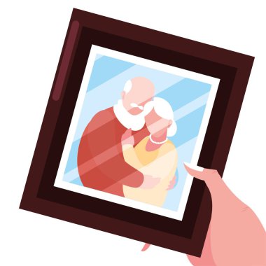 mutlu dedesi gün düz tasarım