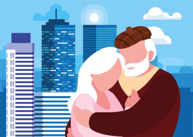 mutlu dedesi gün düz tasarım