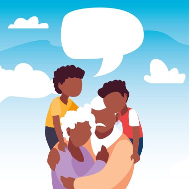 mutlu dedesi gün düz tasarım