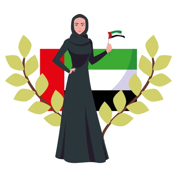 Egyesült Arab Emirates nemzeti nap — Stock Vector