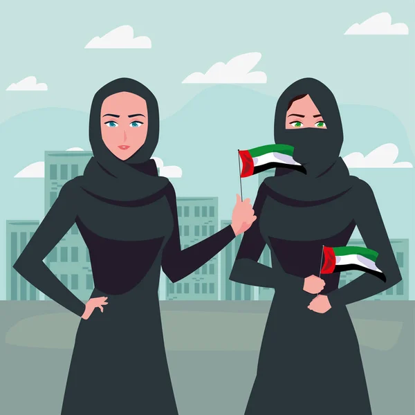 Émirats arabes unis fête nationale — Image vectorielle