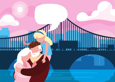 mutlu dedesi gün düz tasarım