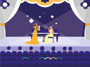 insanlar müzisyenler konser olay tasarımı