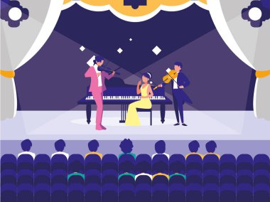 insanlar müzisyenler konser olay tasarımı