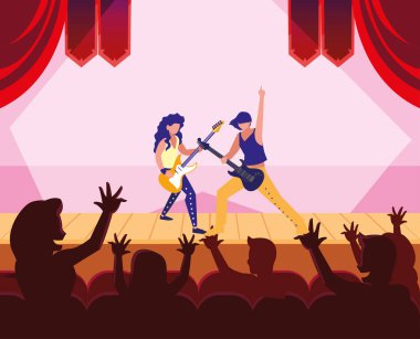 insanlar müzisyenler konser olay tasarımı