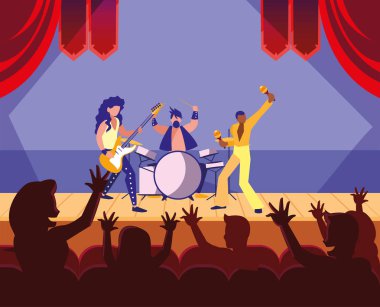 insanlar müzisyenler konser olay tasarımı