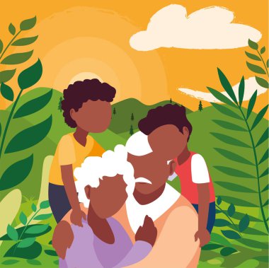 mutlu dedesi gün düz tasarım