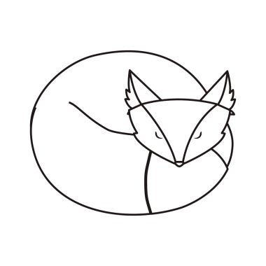 tilki memeli mutlu sonbahar sezonu anahat tasarım