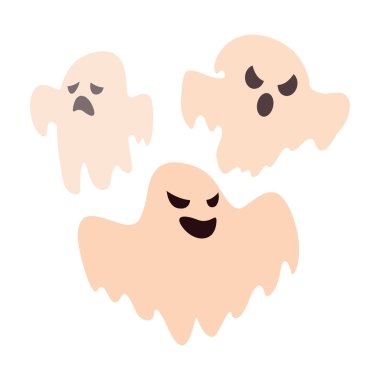 hayalet mutlu cadılar bayramı kutlama tasarımı