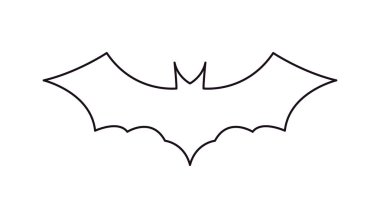 yarasa mutlu cadılar bayramı kutlama tasarımı