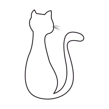 kedi mutlu cadılar bayramı kutlama tasarımı