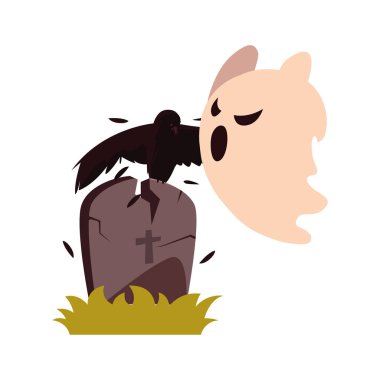 hayalet mutlu cadılar bayramı kutlama tasarımı