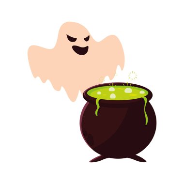 hayalet mutlu cadılar bayramı kutlama tasarımı