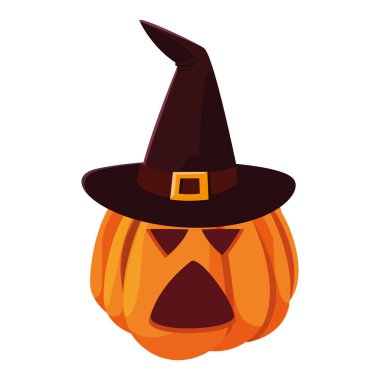 kabak mutlu cadılar bayramı kutlama tasarımı