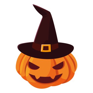 kabak mutlu cadılar bayramı kutlama tasarımı