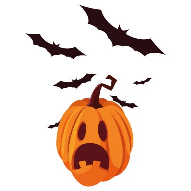 kabak yarasalar mutlu cadılar bayramı kutlaması