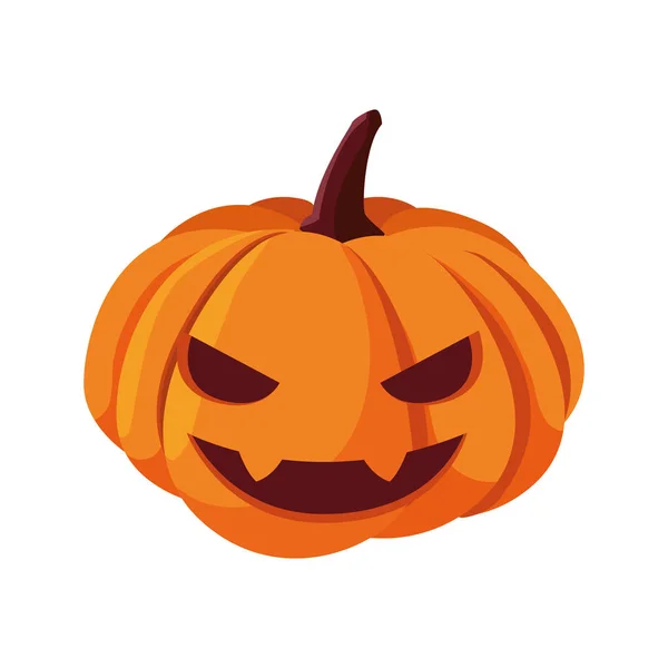 Calabaza feliz halloween celebración diseño — Vector de stock